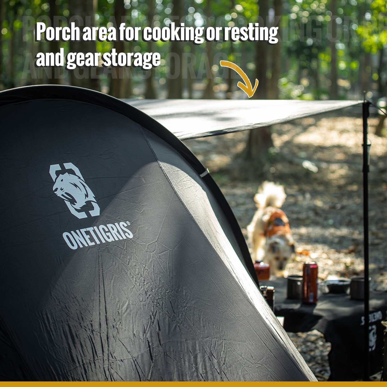 ONETIGRIS 3人用 メッシュテント 楽天市場】☆セール中！10,200円→8,160円☆送料無料 OneTigris